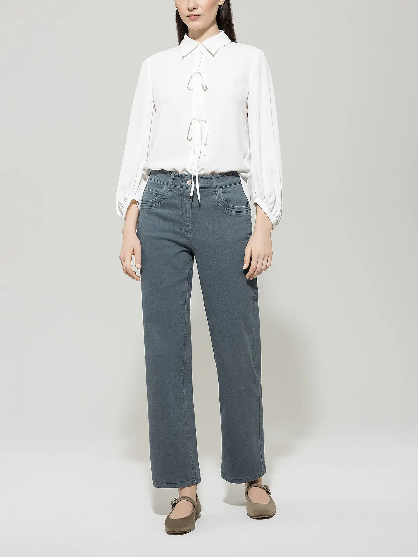 LUISA CERANO | Bluse | weiss